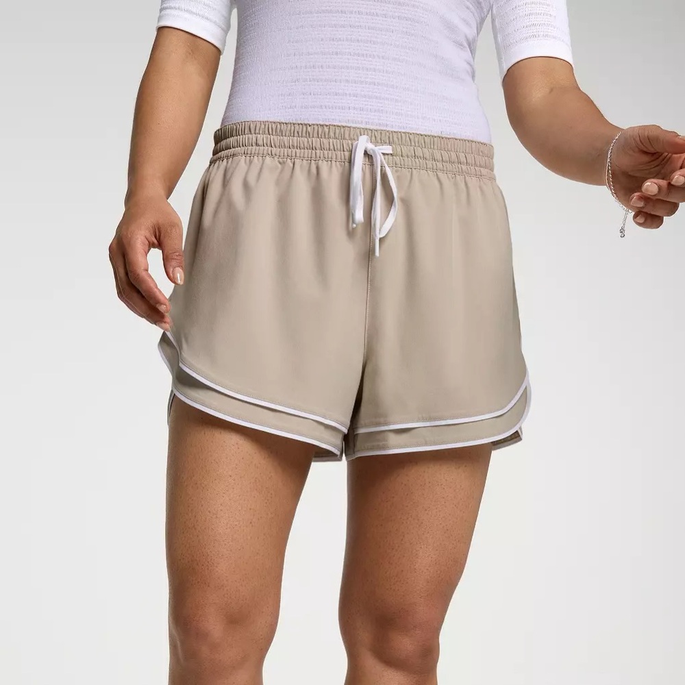 NWT Calia Drawstring Step Up Short | Khaki Sand | Size XS